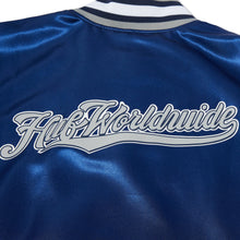 Cargar imagen en el visor de la galería, Casaca para Hombre HUF VARSITY CRACKERJACK SATIN BASEBALL JACKET NAVY
