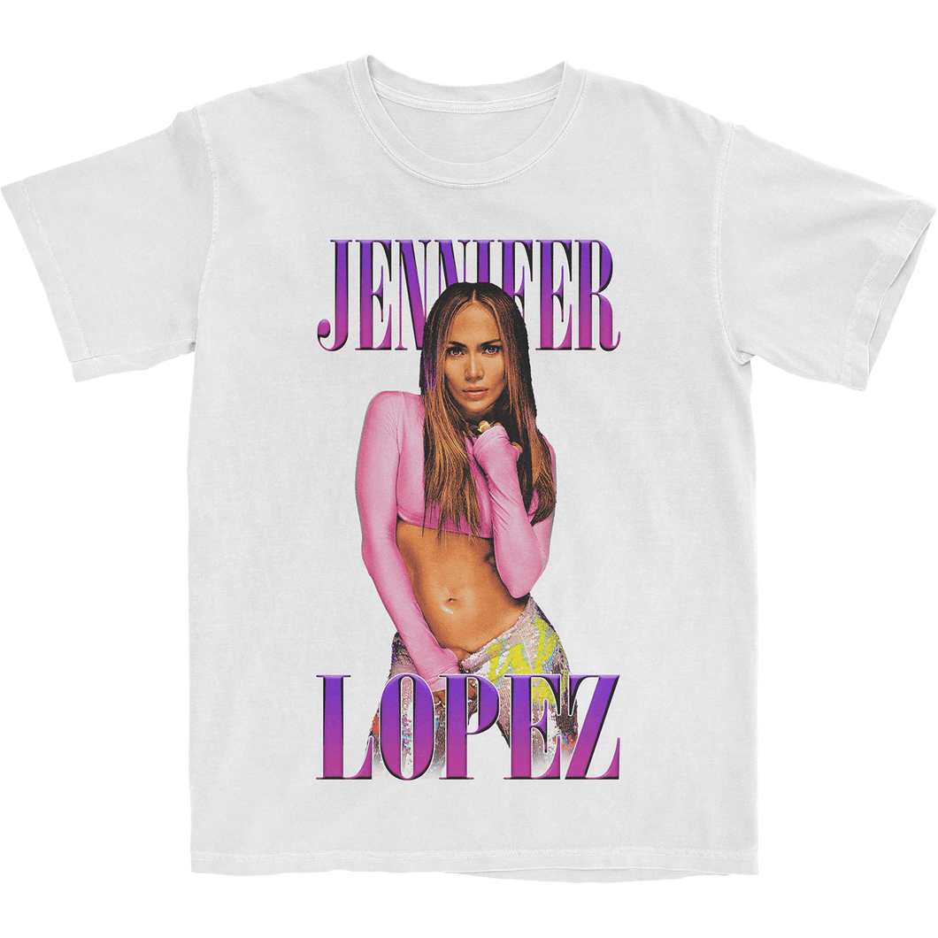 Polo para Mujer LICENCIAS CLASSIC CAMISETA DE MUJER PINK TYPE JENNIFER LOPEZ WHT