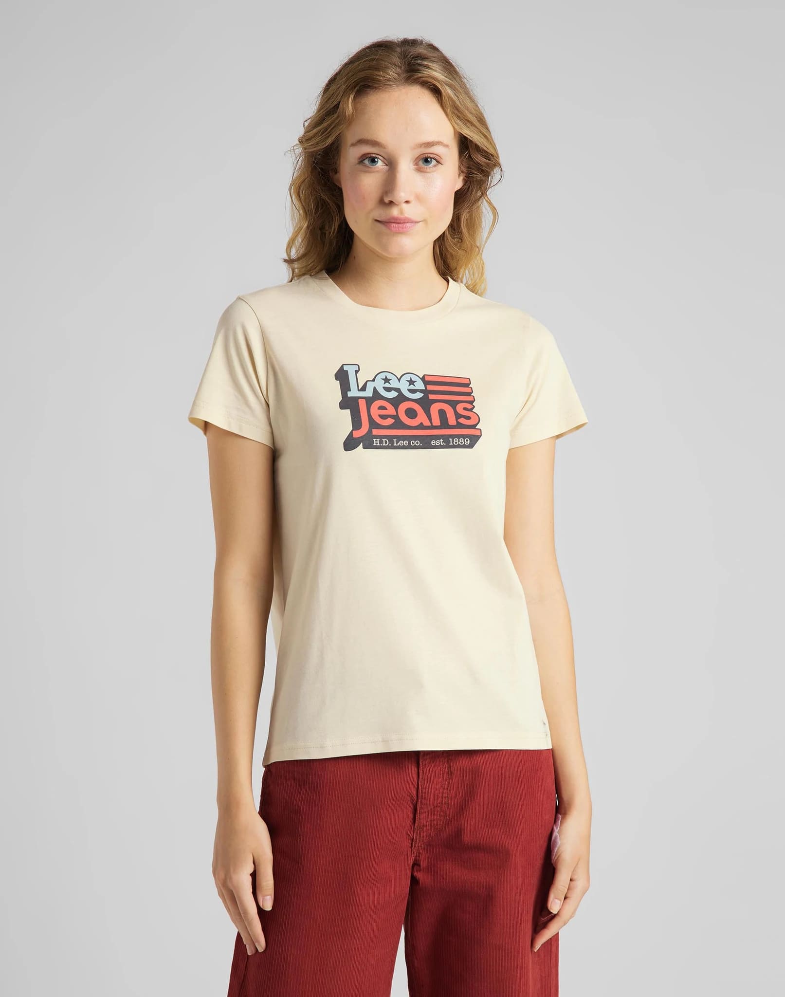 Polo LEE CREW NECK TEE L41LYGOC Sand