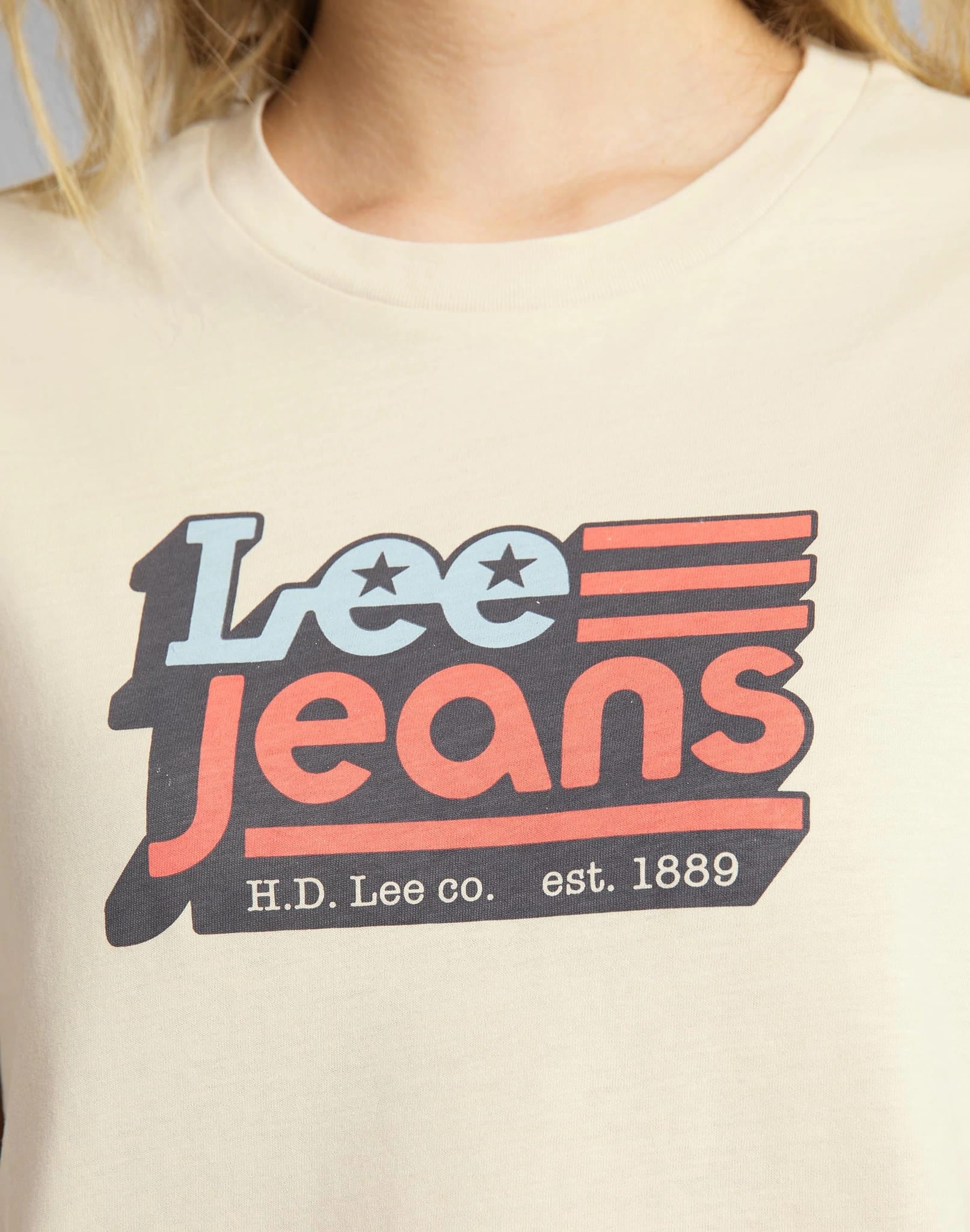 Polo LEE CREW NECK TEE L41LYGOC Sand