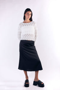 Falda para Mujer LESEM MIDI SKIRT MIAMI MIDI SKIRT NGR