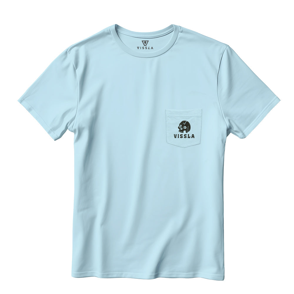 Polo para Hombre VISSLA CLASSIC SULTAN SKULLS COASBLUE
