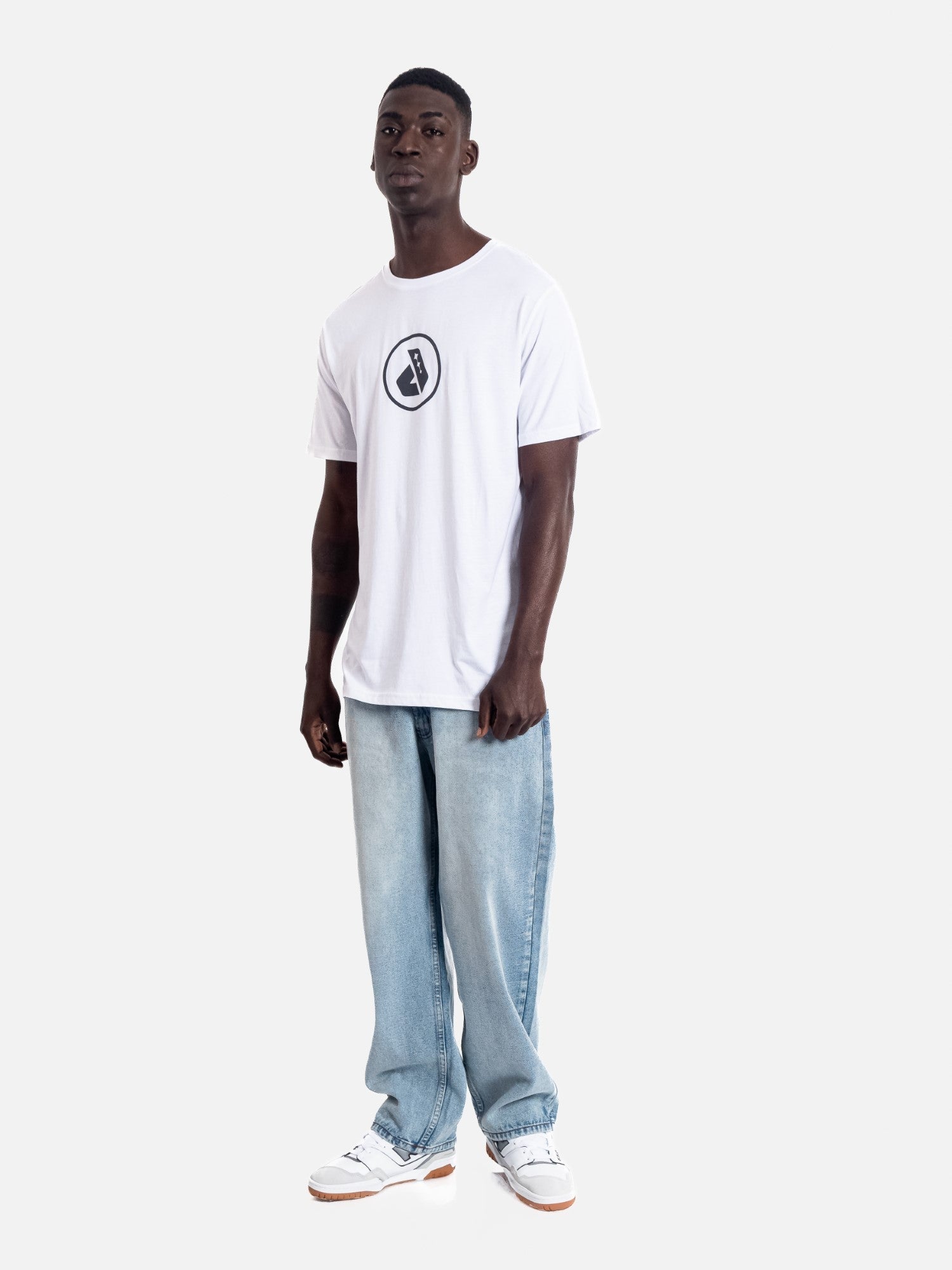 Polo para Hombre Dunkelvolk LOGO CIRCLE LOGO WHT