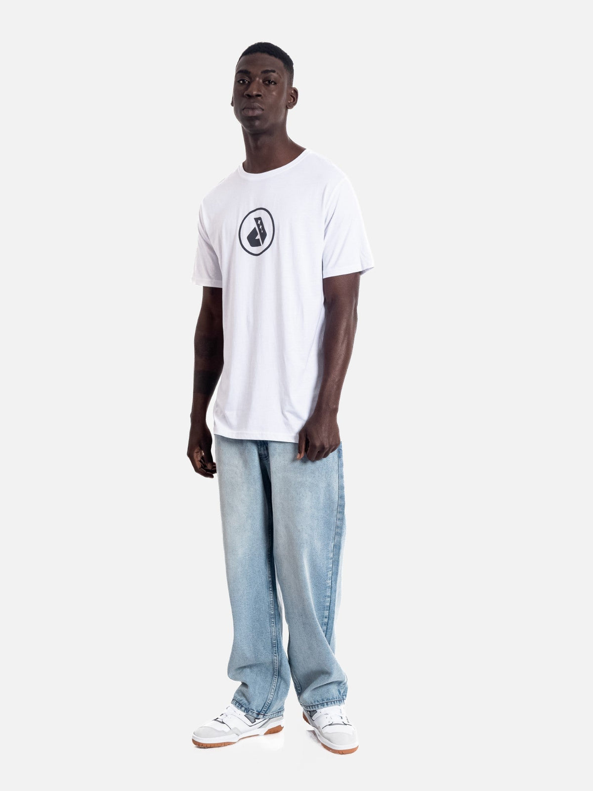 Polo para Hombre Dunkelvolk LOGO CIRCLE LOGO WHT