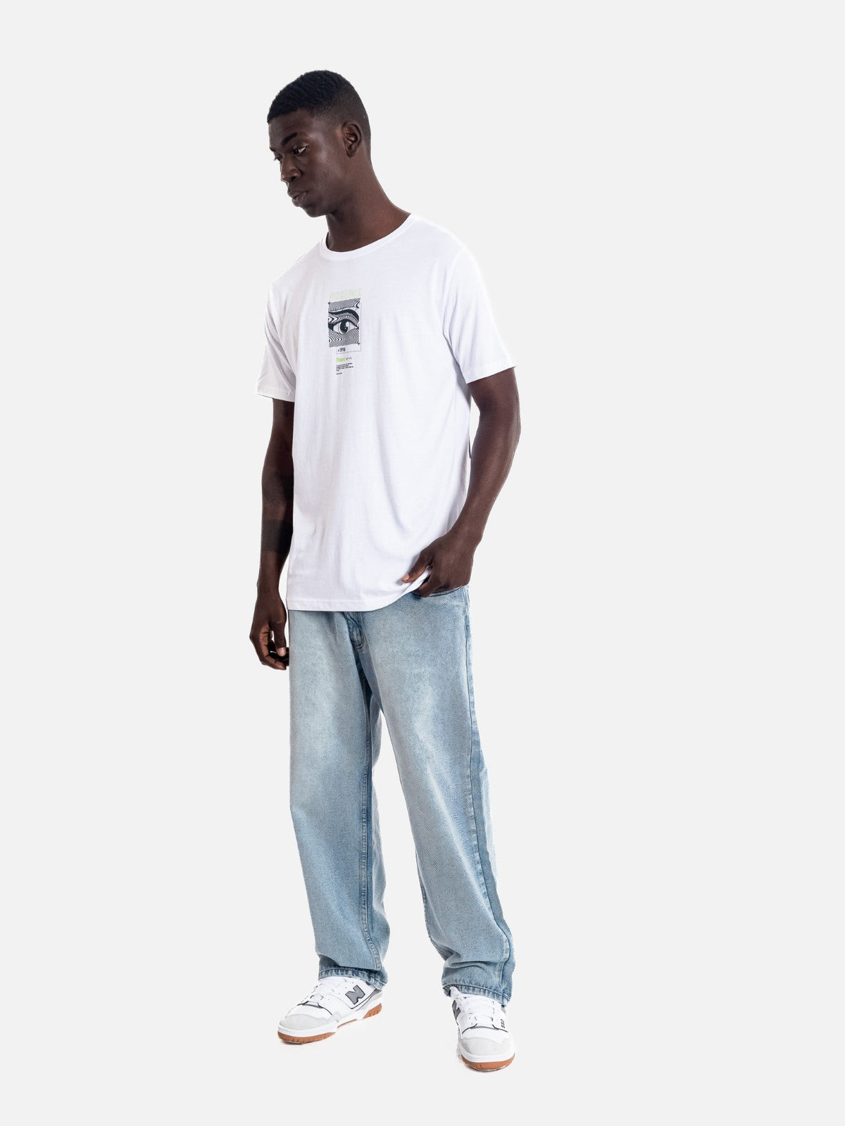 Polo para Hombre Dunkelvolk LOGO CIRCLE LOGO WHT
