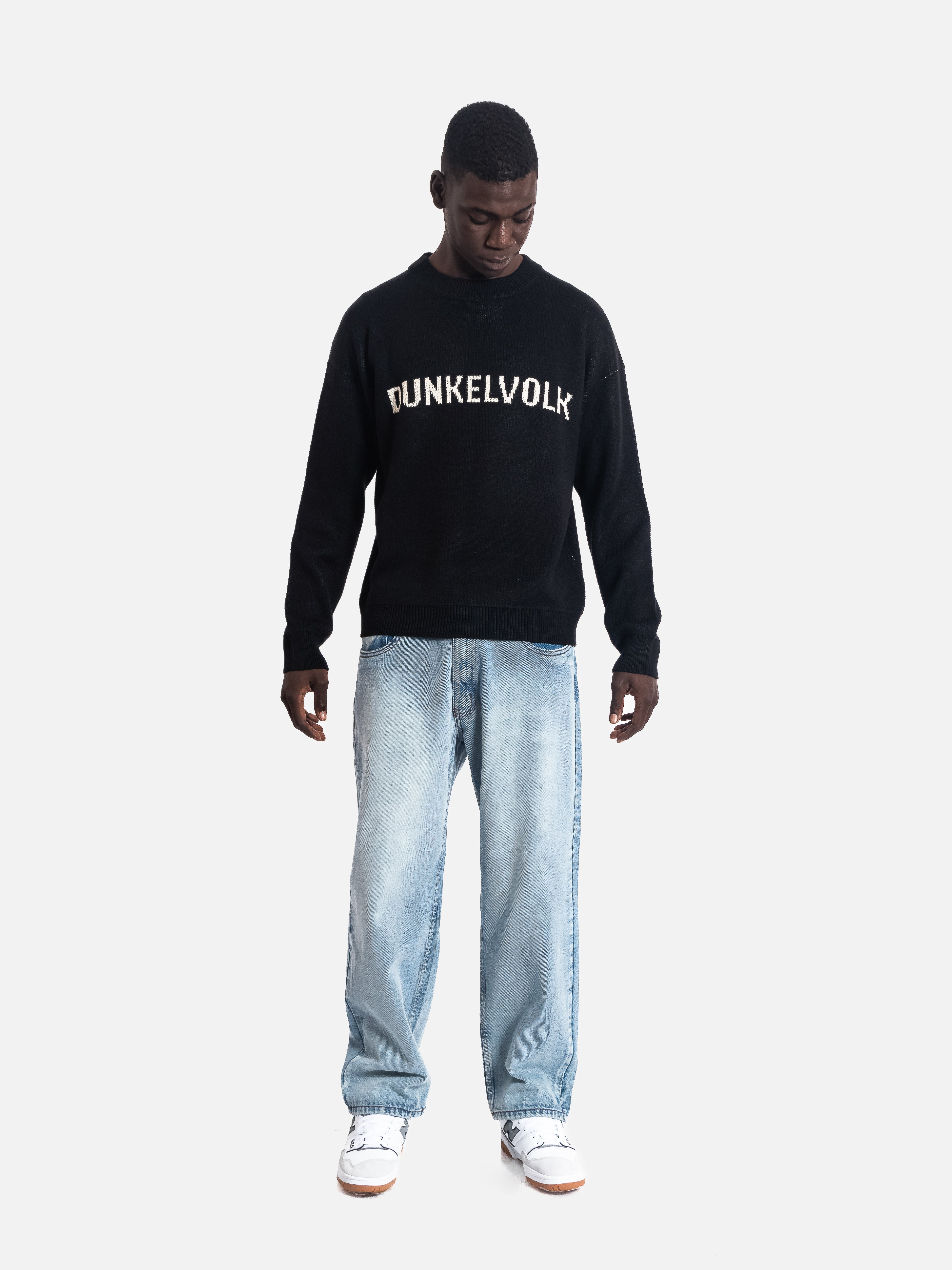 Chompa para Hombre DUNKELVOLK LOGO DUNK KNIT LOGO BLK