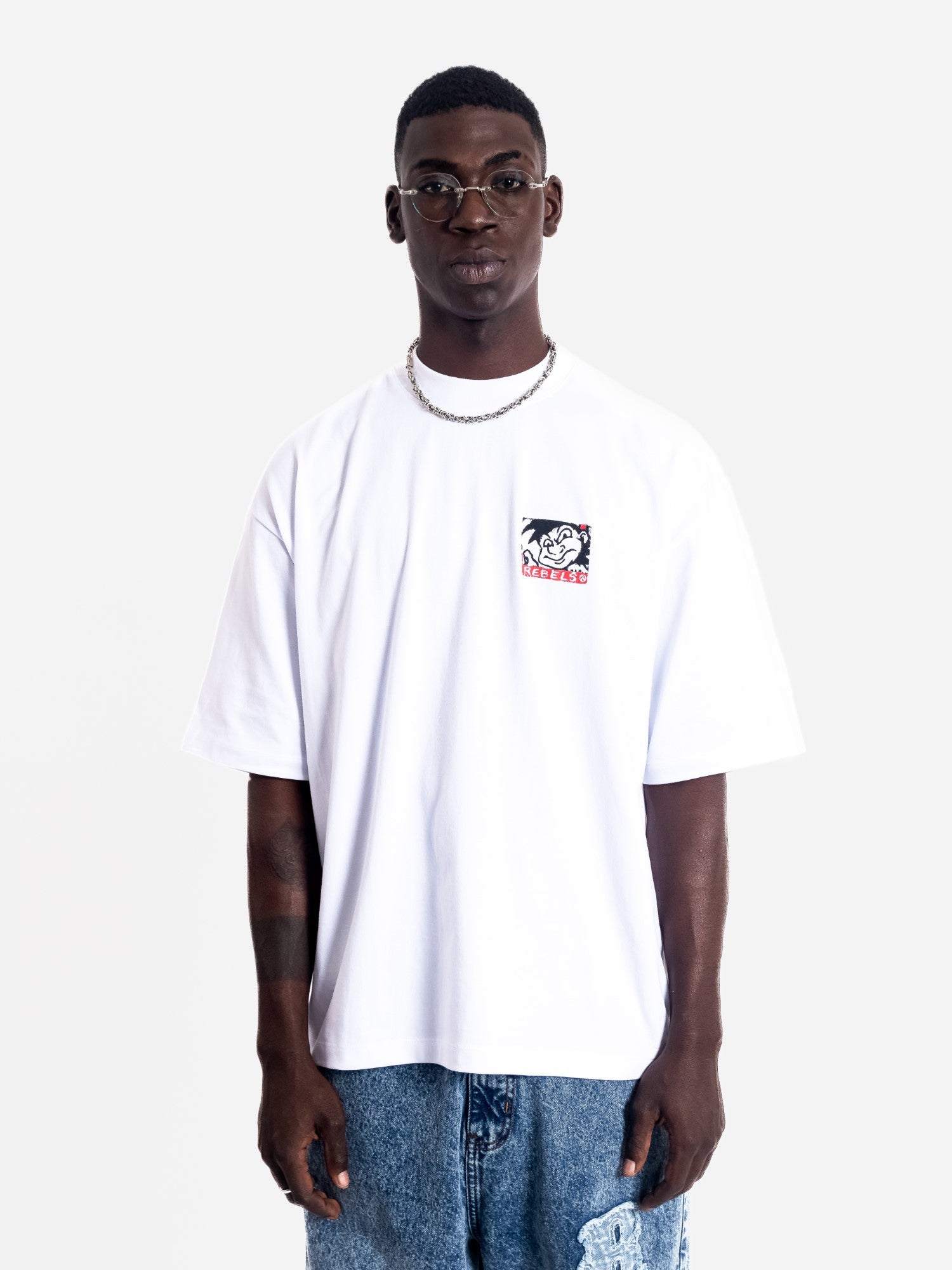 Polo para Hombre RIVALS GRAPHIC CHIVOS TEE WHT