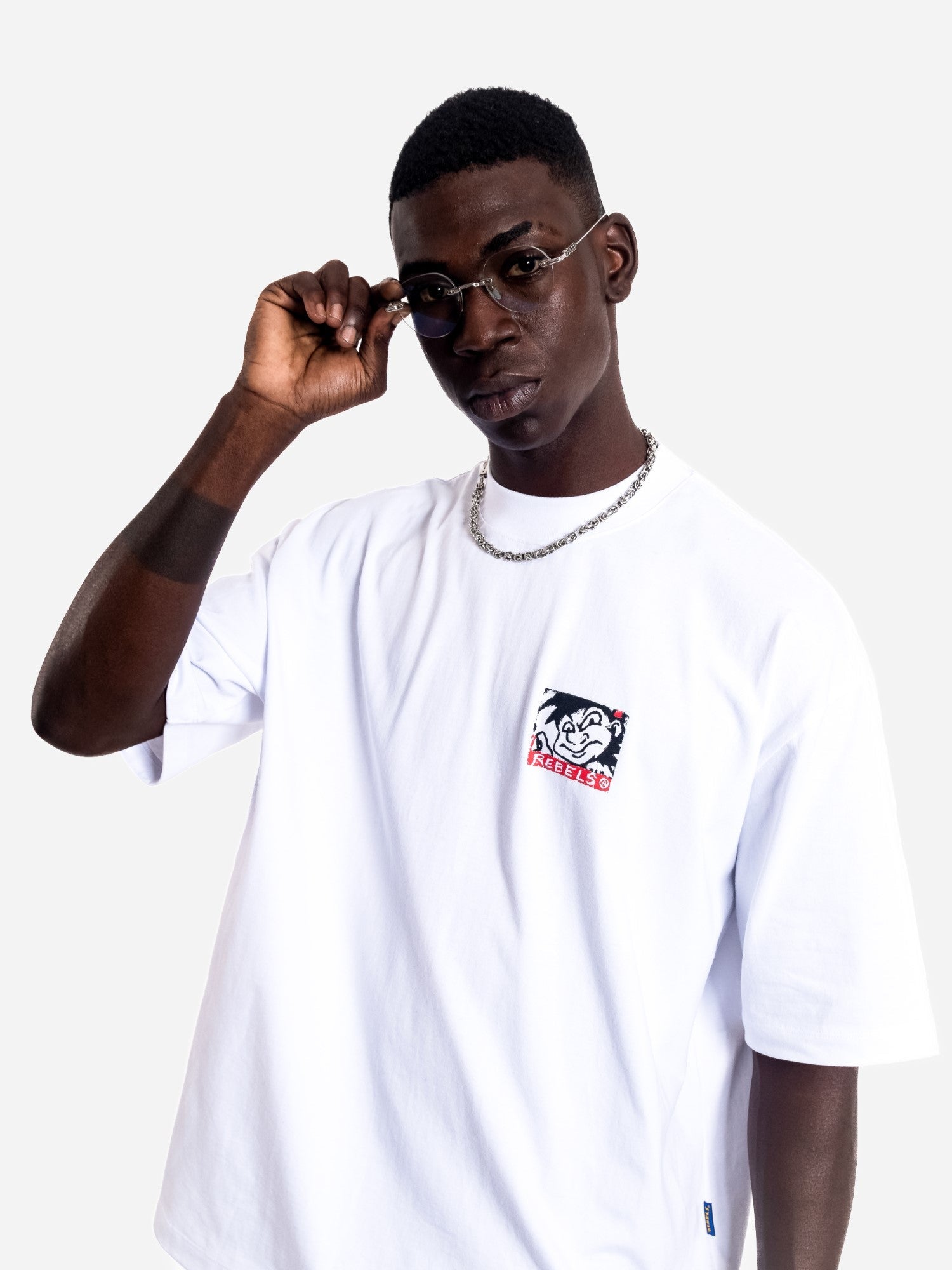 Polo para Hombre RIVALS GRAPHIC CHIVOS TEE WHT