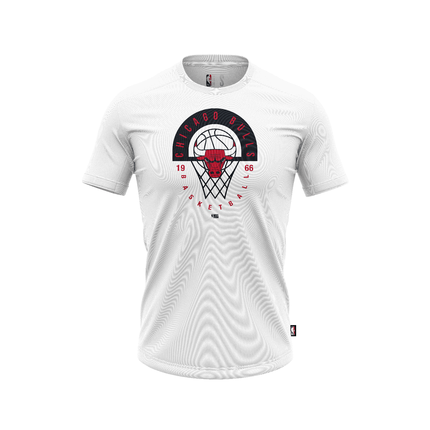Polo para Hombre NBA CLASSIC CAMISETA HOOP NBA WHT