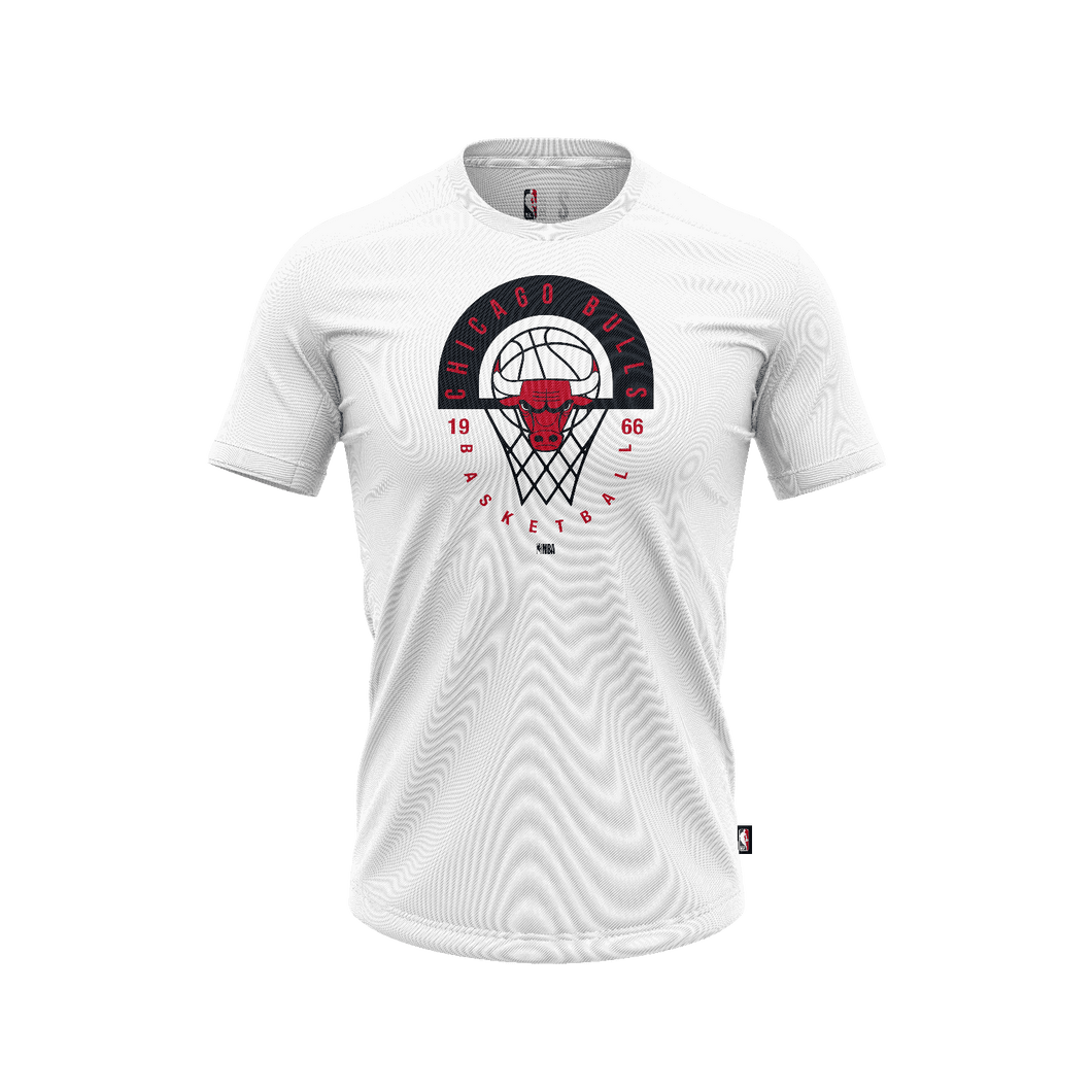 Polo para Hombre NBA CLASSIC CAMISETA HOOP NBA WHT