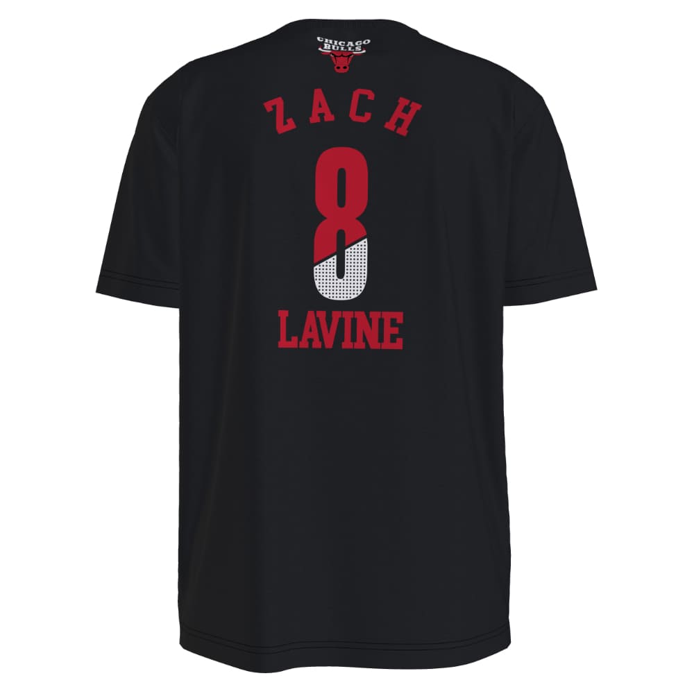 Polo para Hombre NBA CLASSIC NBA PLAYER NUMBER BASIC T-SHIRT BLK4