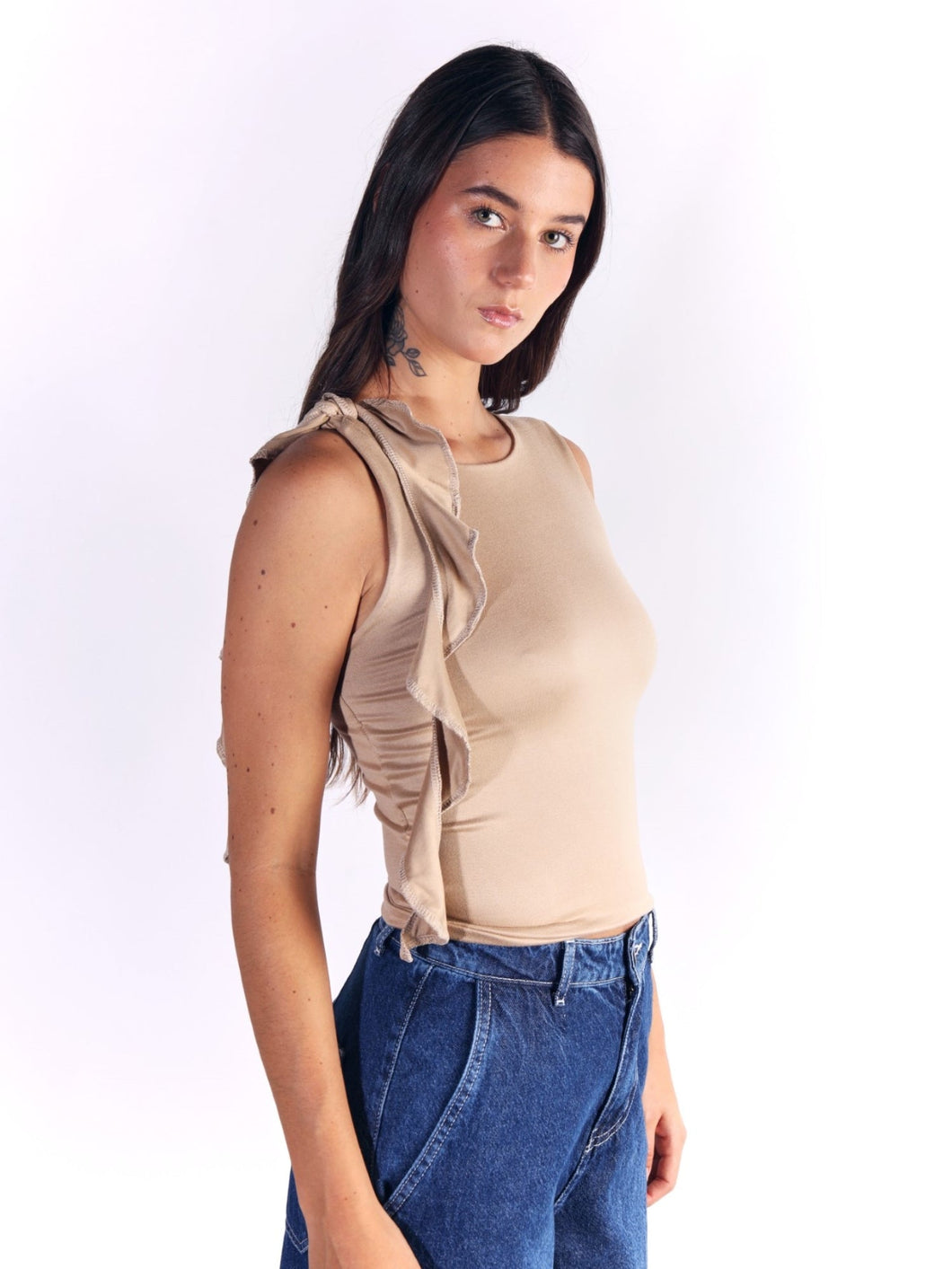 Top para Mujer NEVER TOO BASIC TOP VITTORIA TOP BGE