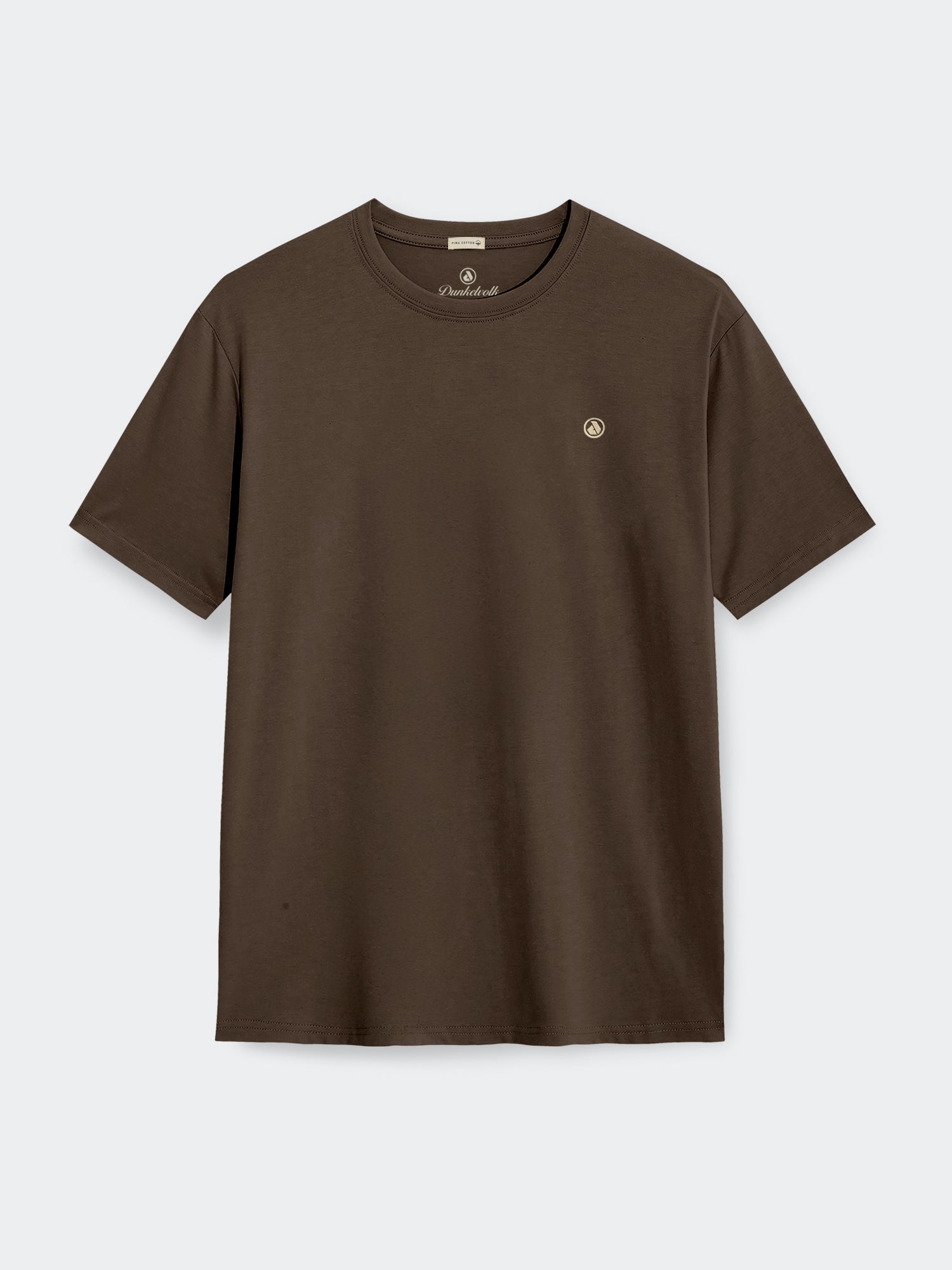 Polos para Hombre DUNKELVOLK PIMA TEE Marrón Claro