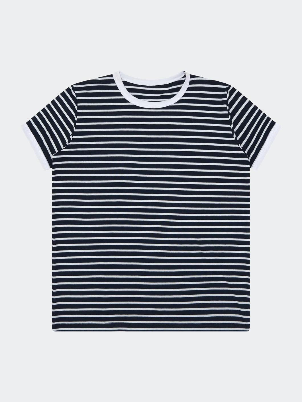 Polo para Mujer DVK RINGER STRIPED REGULAR TEE AZL