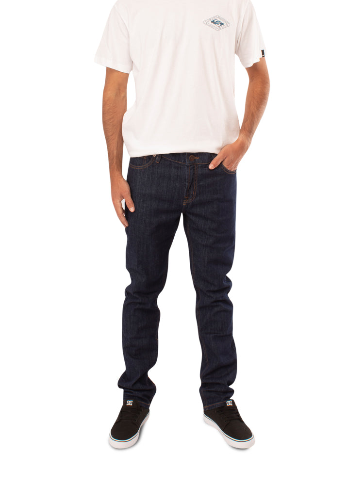 Jean para Hombre QUIKSILVER SLIM SHAKA SLIM DARK BLUE1 DB01