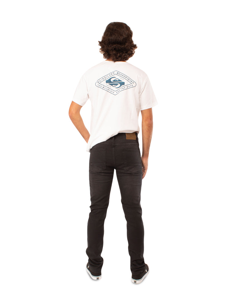 Jean para Hombre QUIKSILVER SLIM GUETTO DOG SLIM BLK KVJ0