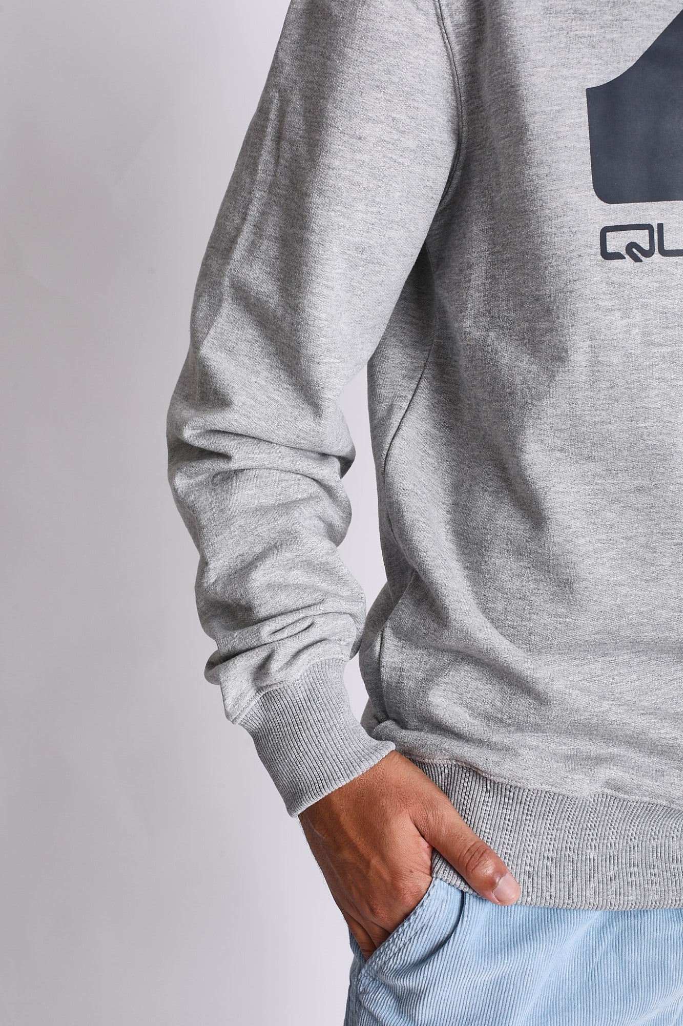 Polera para Hombre QUIKSILVER CREW NECK BIG LOGO CREW SRGH