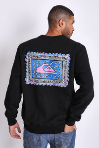 Polera para Hombre QUIKSILVER CREW NECK NEON SLAB CREW KTA0