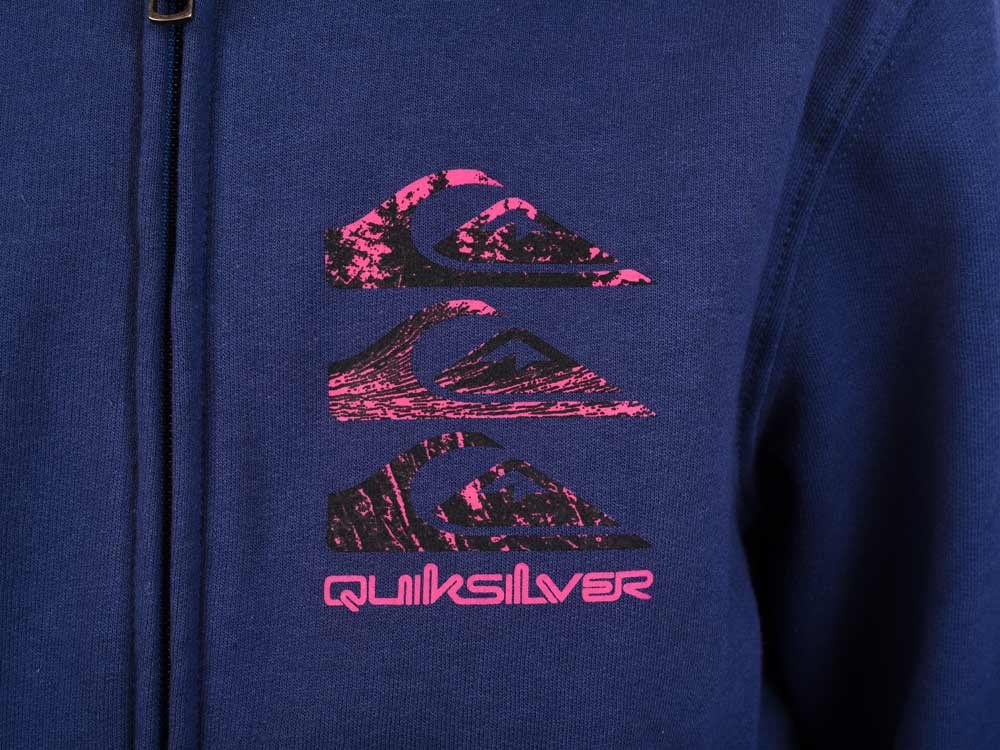 Polera para Niño QUIKSILVER CON ZIP TRIPLE STACKS BLIG 8 años a más