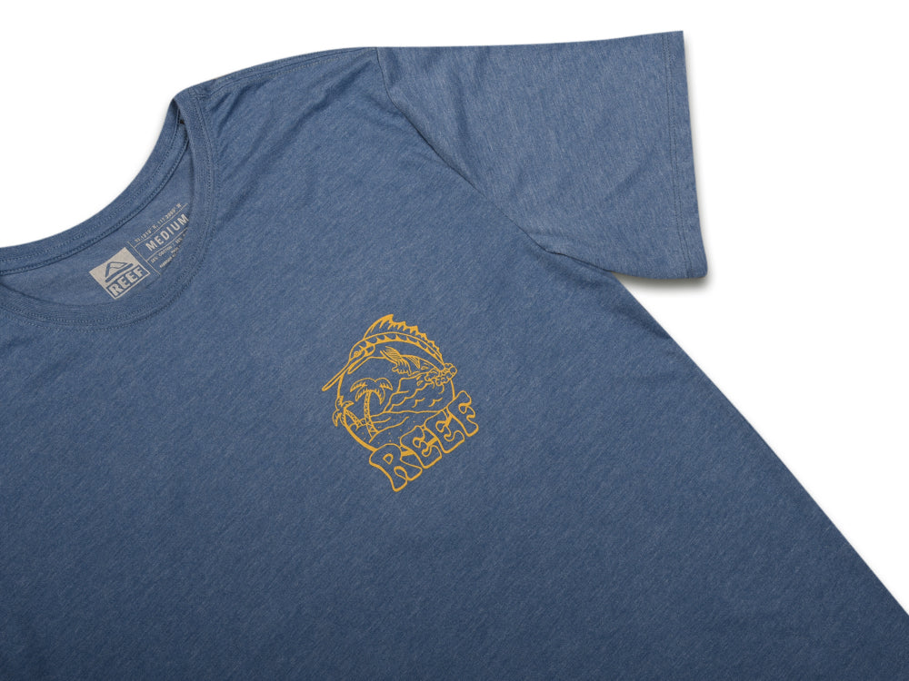 Polo para Hombre REEF CLASSIC REEF DEEP SEA FISH TEE BEH