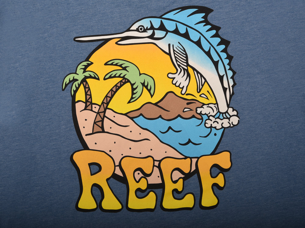 Polo para Hombre REEF CLASSIC REEF DEEP SEA FISH TEE BEH