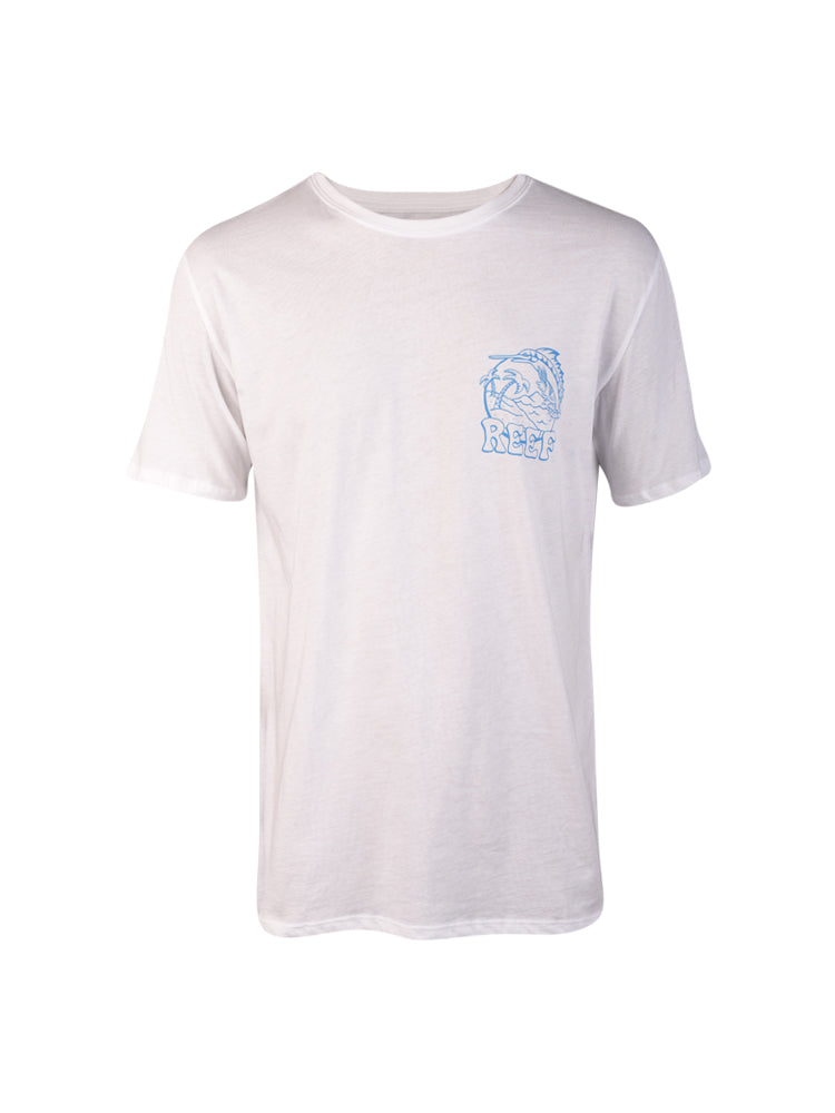 Polo para Hombre REEF CLASSIC REEF DEEP SEA FISH TEE WHI
