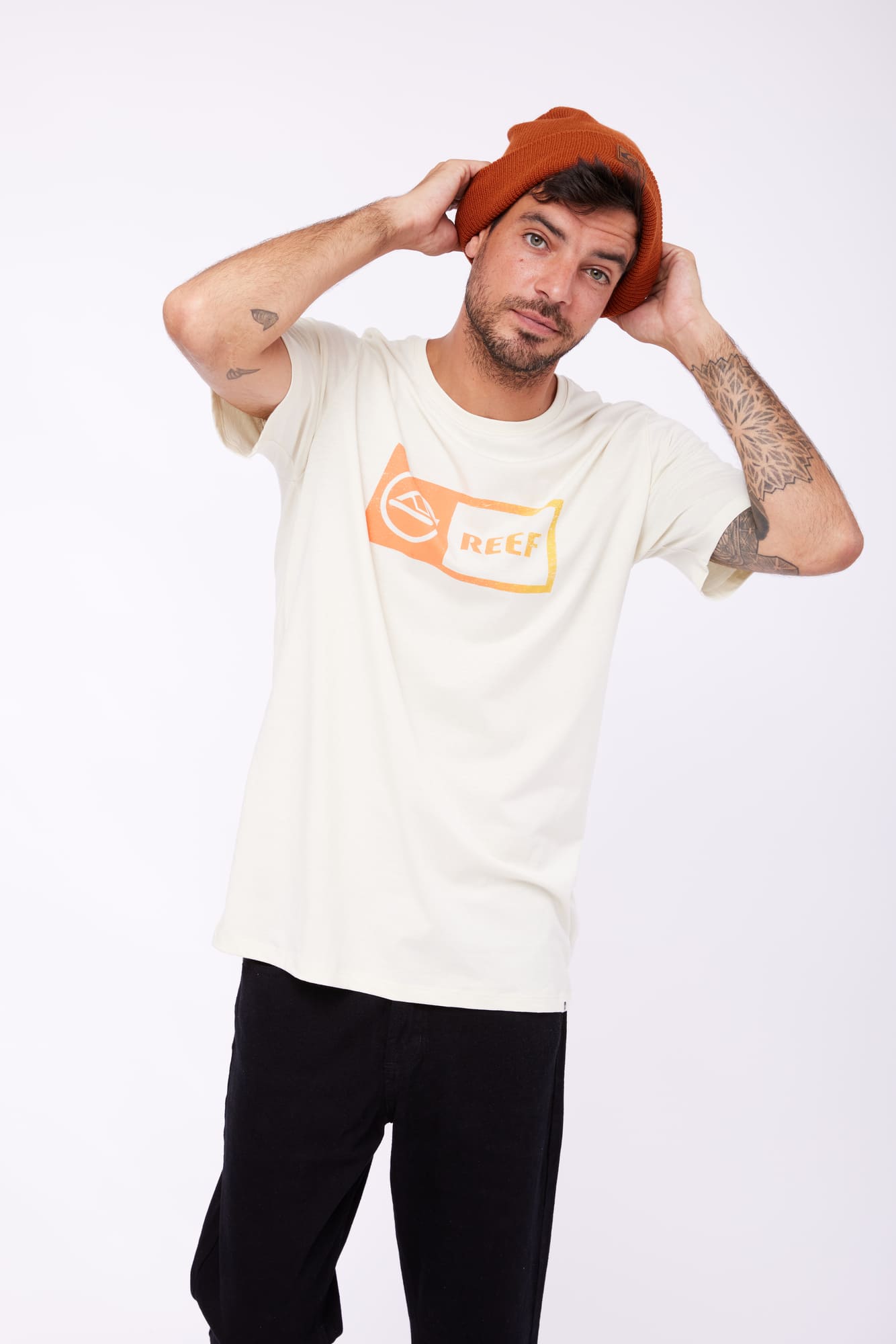 Polo para Hombre REEF CLASSIC REEF FENTON TEE BONE