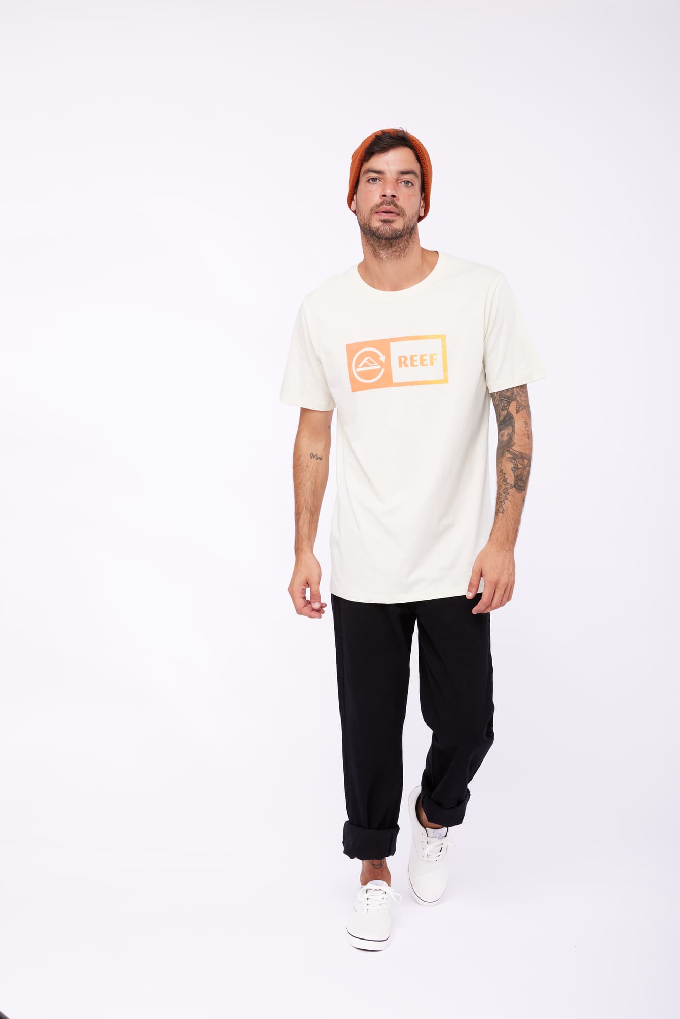 Polo para Hombre REEF CLASSIC REEF FENTON TEE BONE
