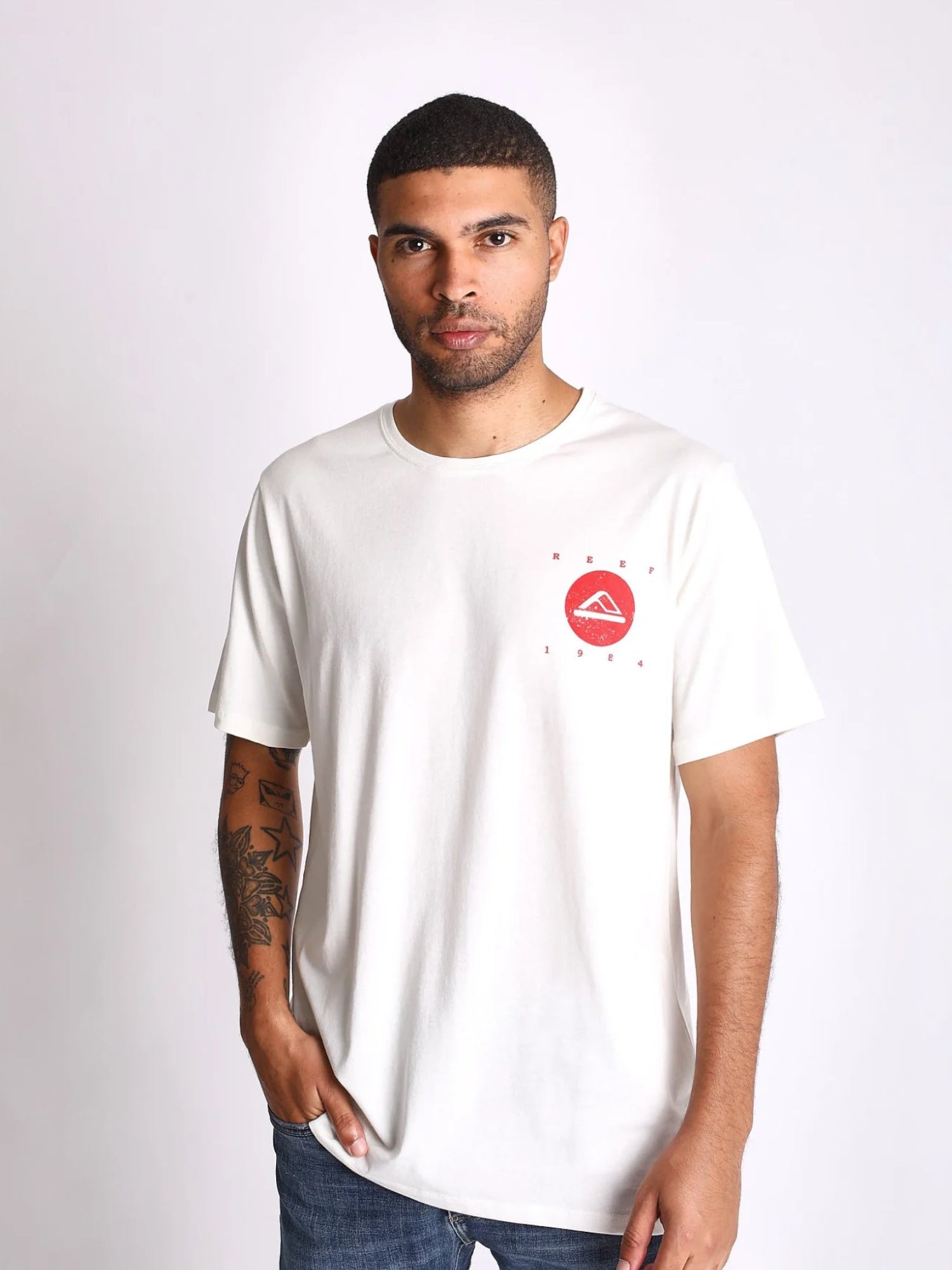 Polo para Hombre REEF CLASSIC REEF RACKED TEE MARSH