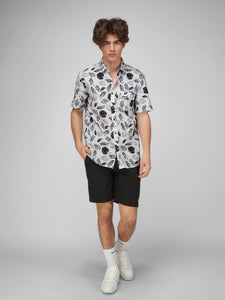 Camisa para Hombre REEF HAWAIIAN LEAF WHT