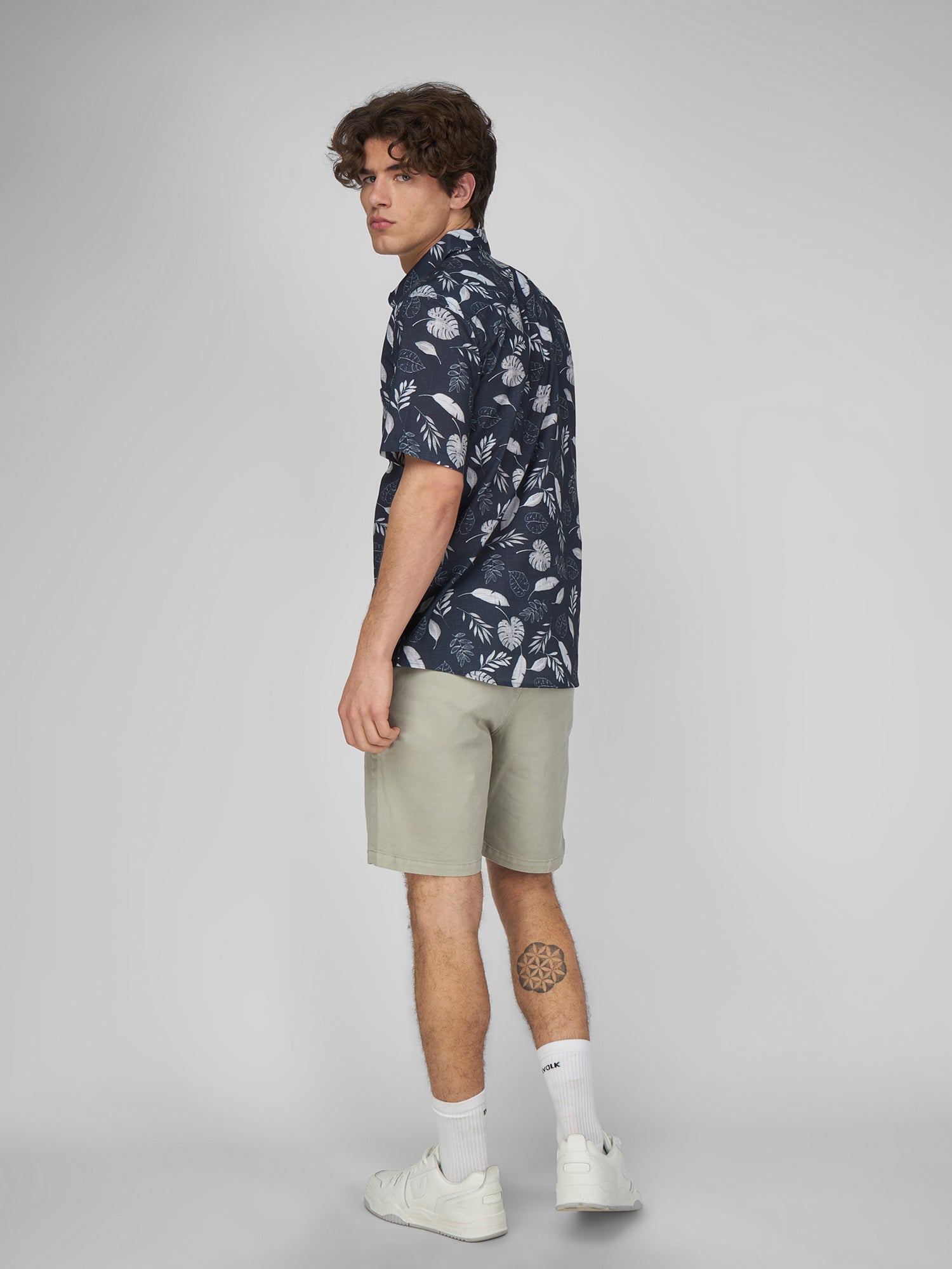 Camisa para Hombre REEF HAWAIIAN LEAF NVY