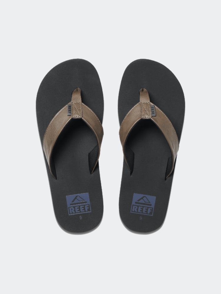 Sandalias REEF Twinpin verdes, vista lateral