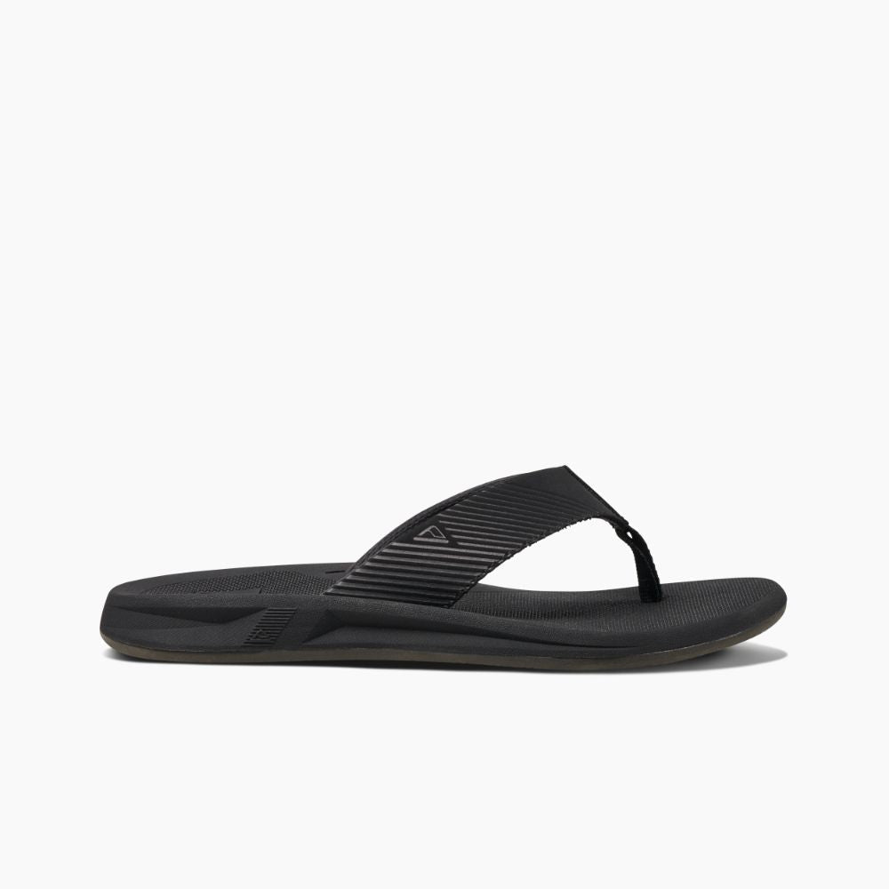 Sandalias REEF Phantom II negras, vista superior