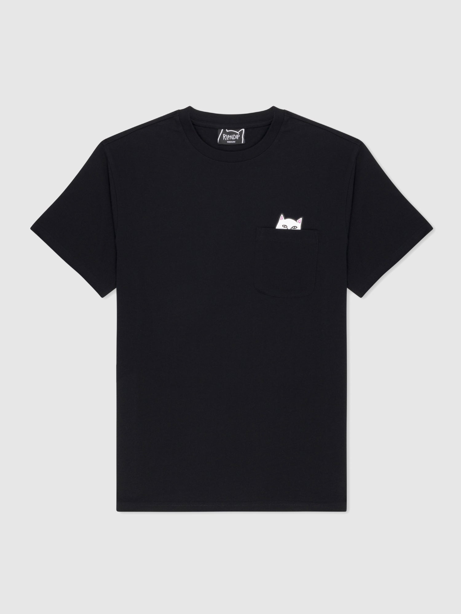 Polo para Hombre RIPNDIP URBAN LORD NERMAL POCKET TEE BLK