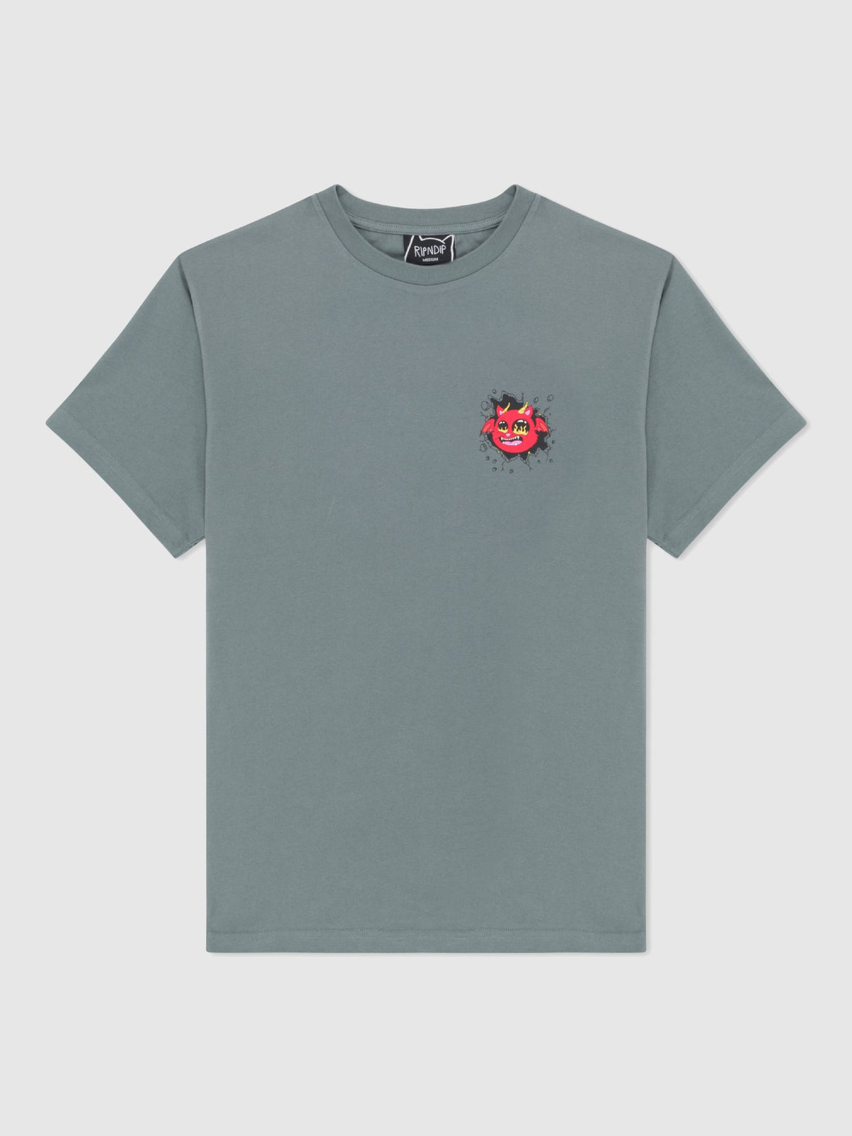 Polo para Hombre RIPNDIP URBAN DEVIL MONSTER TEE CHAR