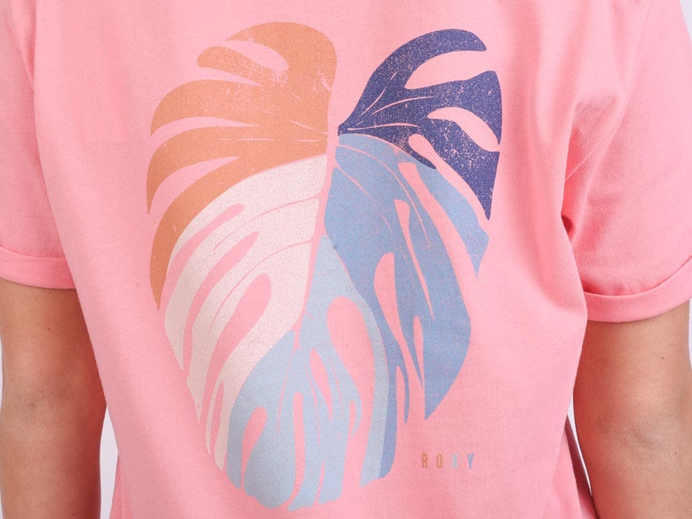Polo para Mujer ROXY CLASSIC COLORFUL MONSTERA HLMT2 PNK