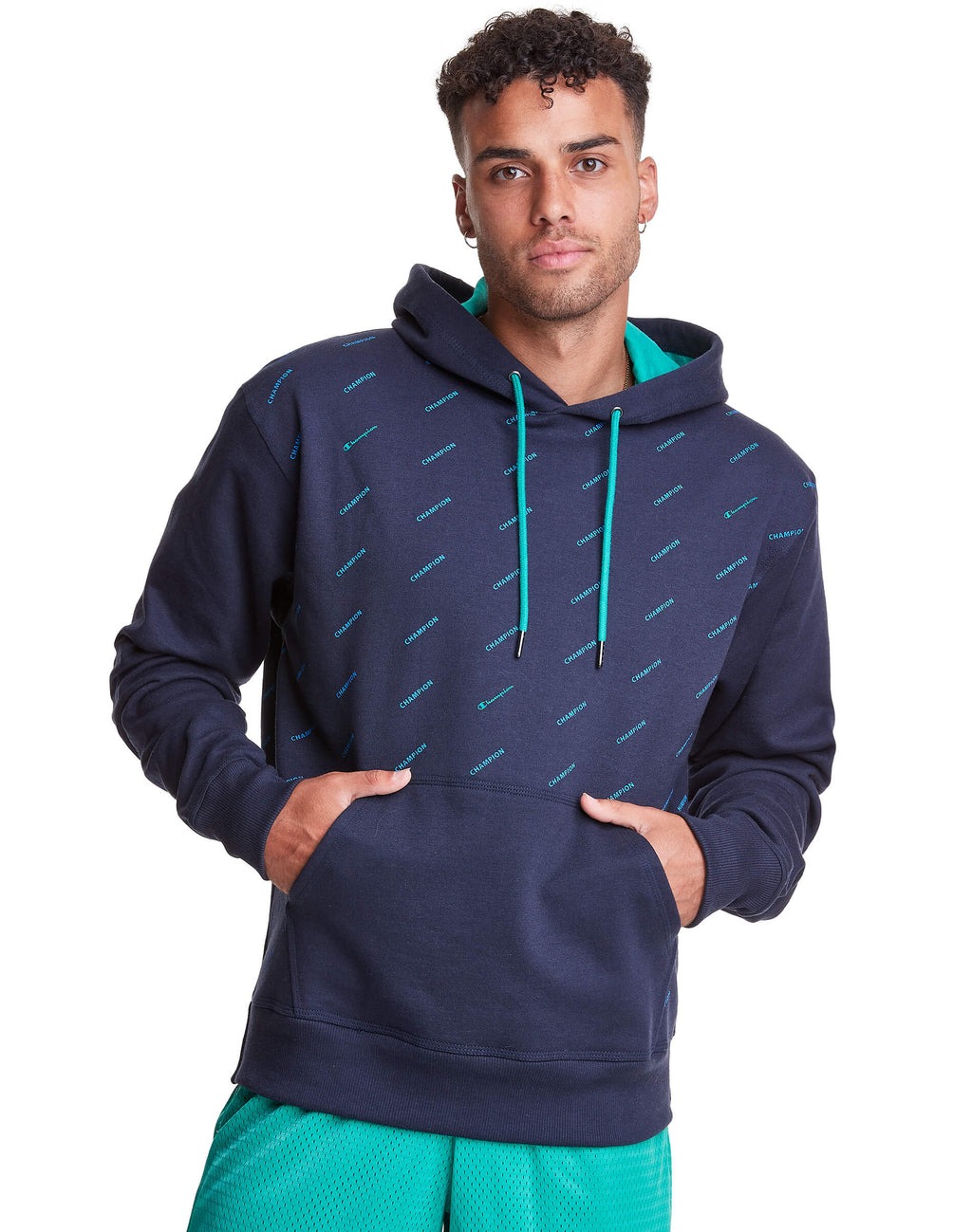 Polera para Hombre CHAMPION S6448P POWERBLEND AOP HOODIE A3CF