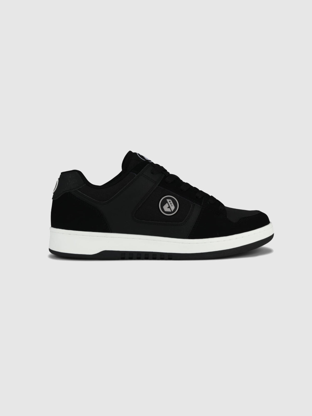 Zapatillas DUNKELVOLK Heritage DVOLK BKW negras con blanco, vista lateral