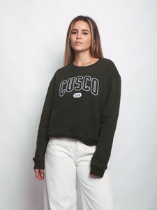 Polera para Mujer DVK SIN ZIP CUSCO FLEECE VRD