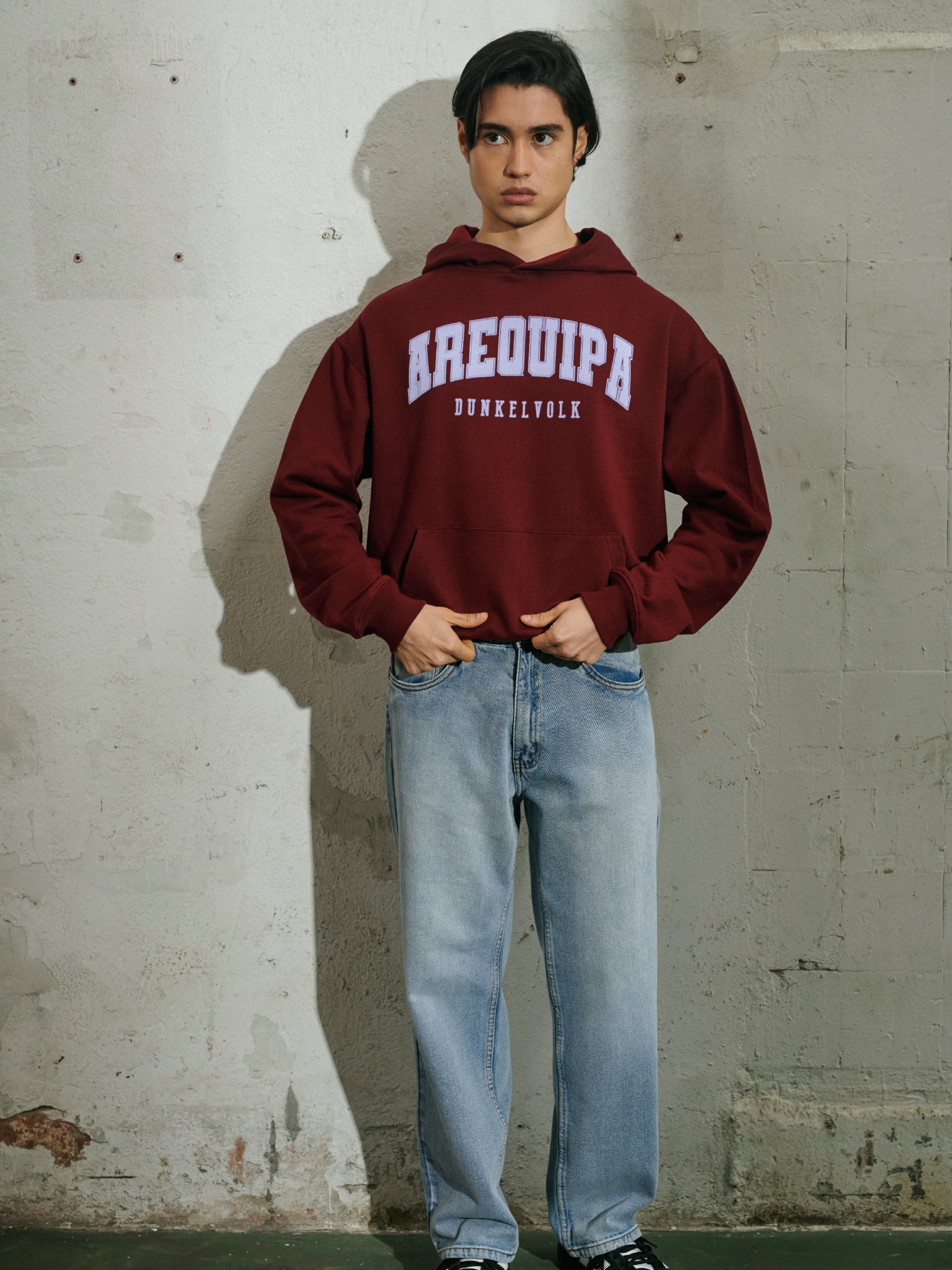 Polera para Hombre DUNKELVOLK HOODIE SIN ZIP AREQUIPA HOODIE BUR