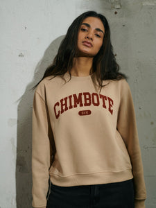Polera para Mujer DVK SIN ZIP CHIMBOTE FLEECE BGE