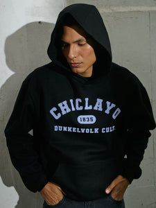 Polera para Hombre DUNKELVOLK HOODIE SIN ZIP CHICLAYO HOODIE BLK