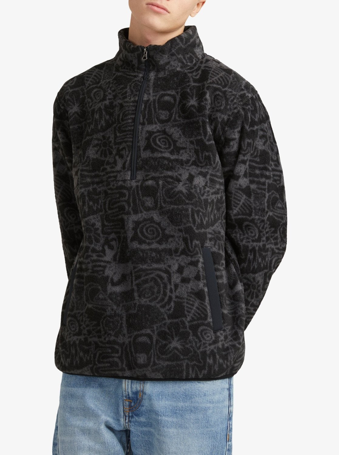 Polera para Hombre QUIKSILVER SIN ZIP SW WAVES POP KVJ0