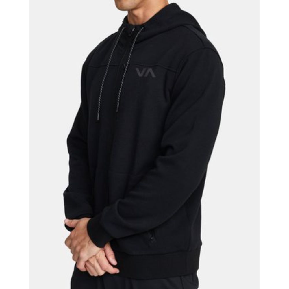 Polera para Hombre RVCA CON ZIP TECH HOODIE M OTLR BLK
