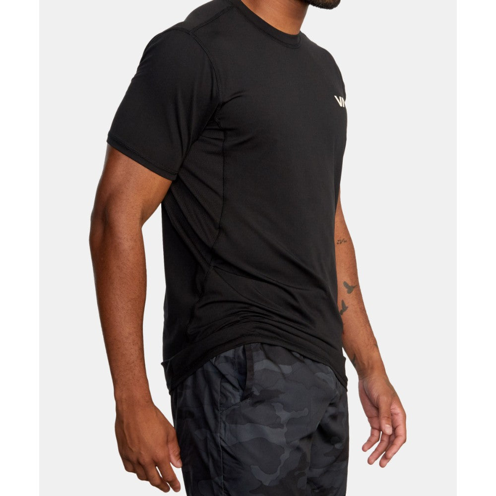 Polo para Hombre RVCA VENT SPORT VENT SS BLK