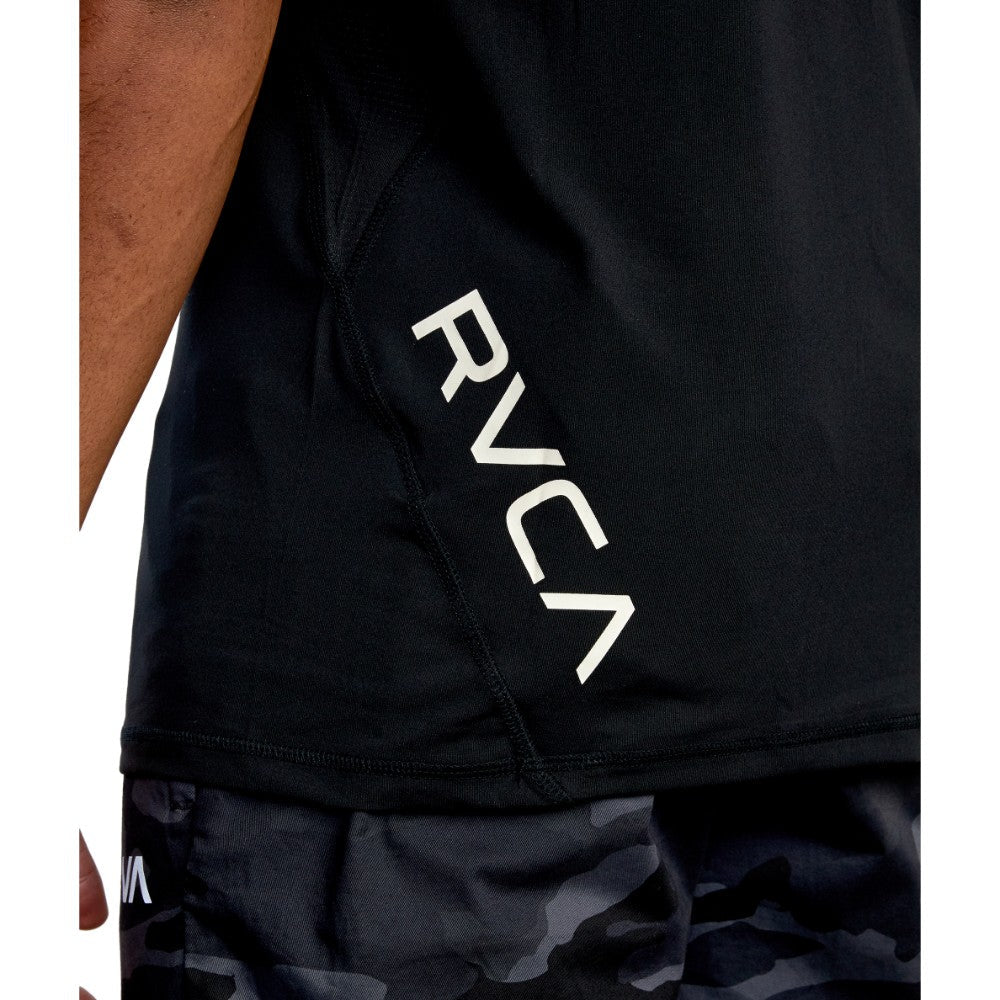 Polo para Hombre RVCA VENT SPORT VENT SS BLK