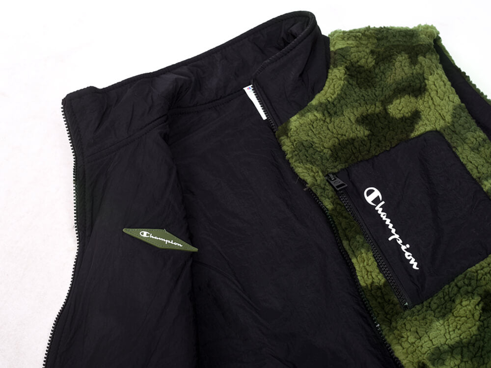 Chaleco para Hombre CHAMPION V9434P586623 AOP REVERSIBLE COZY HIGH AX9F