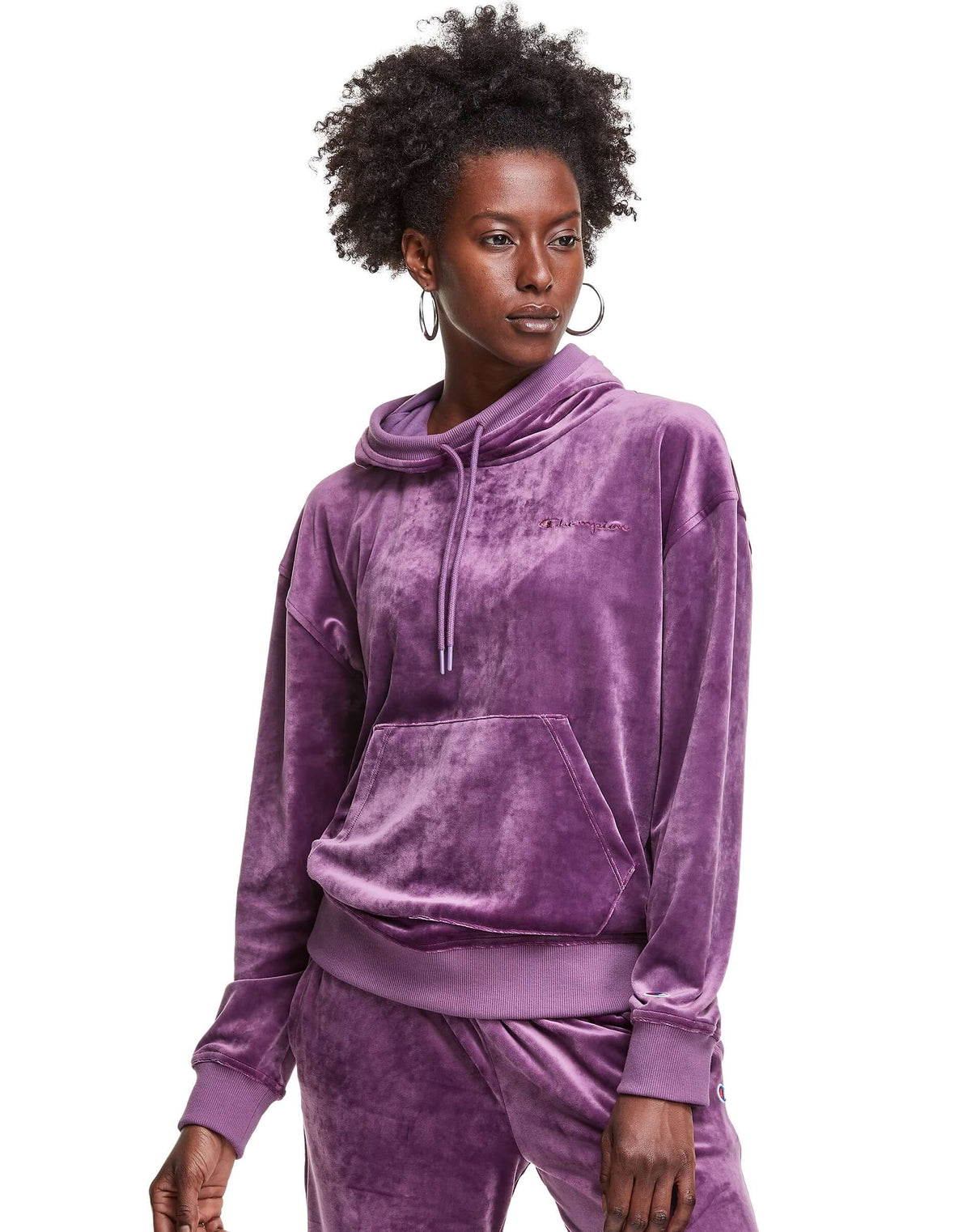 Polera para Mujer CHAMPION W59240586158 VELOUR HOODIE A0FF