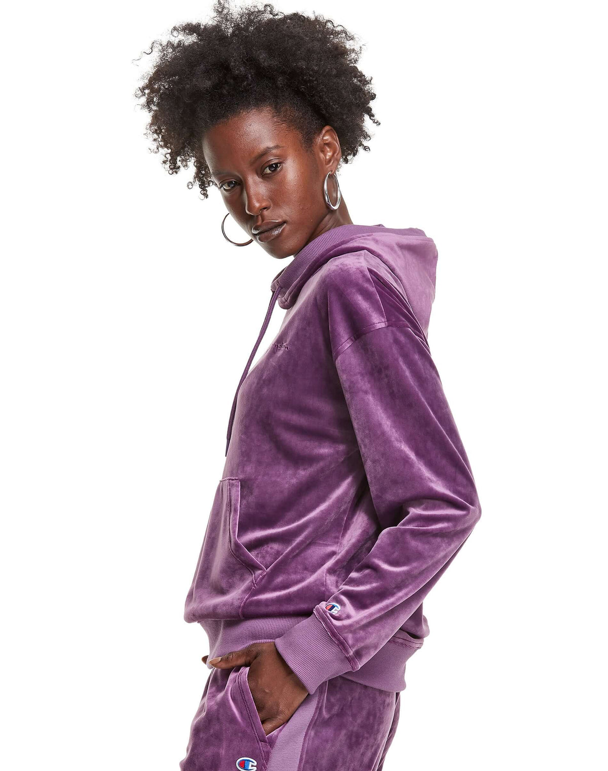 Polera para Mujer CHAMPION W59240586158 VELOUR HOODIE A0FF