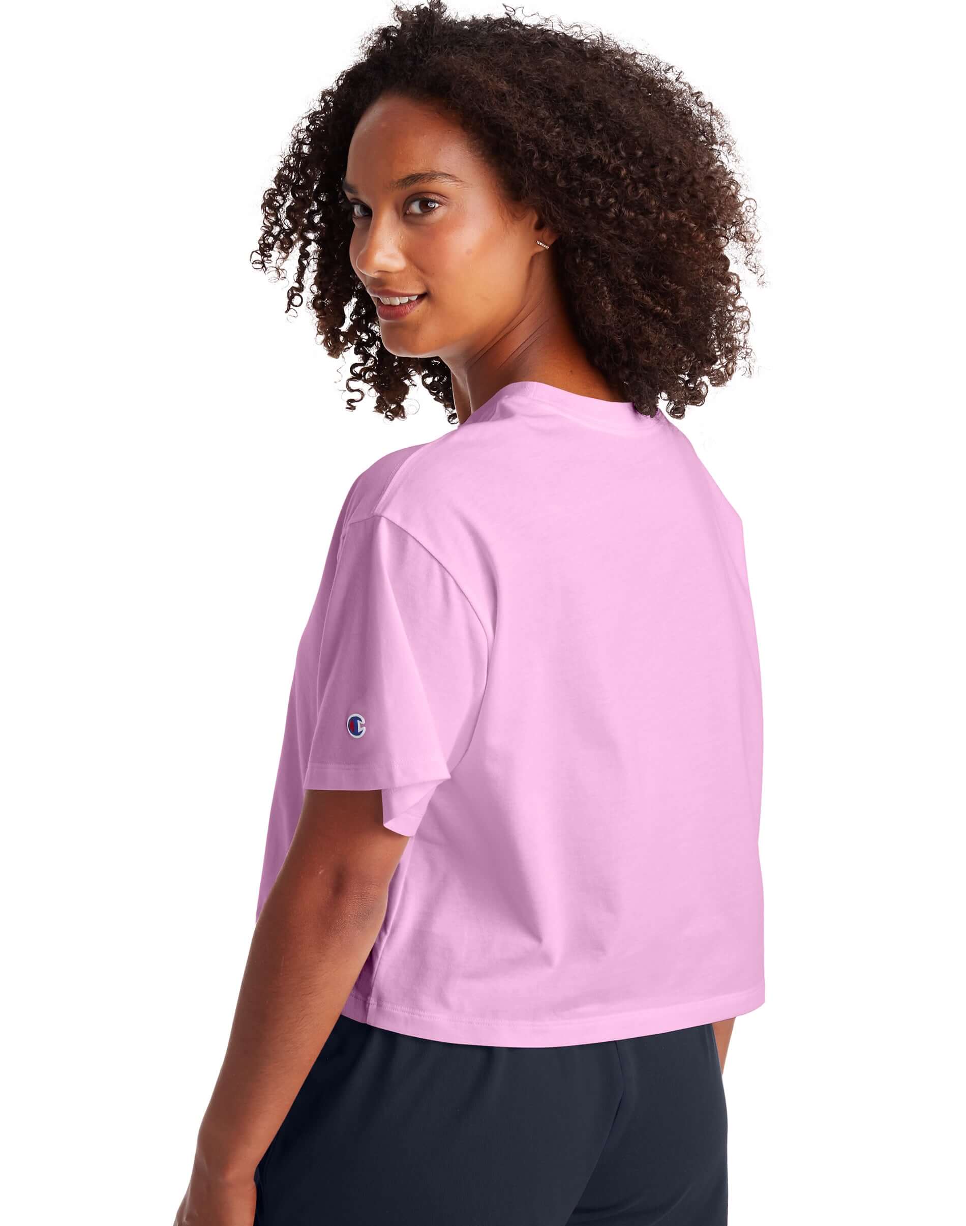 Polo para Mujer CHAMPION W5950G550757 CROPPED GRAPHIC TEE CBS